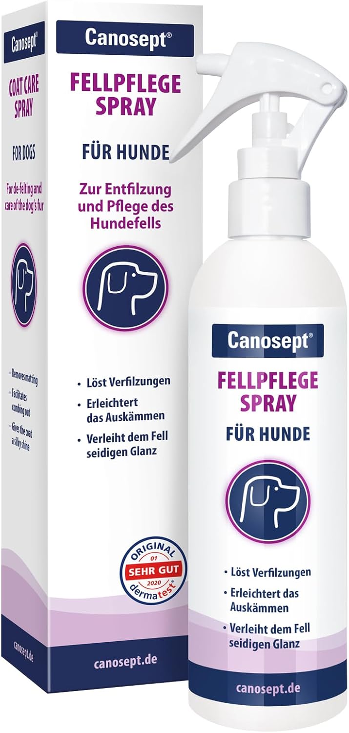 Canosept Hautpflegespray Für Hunde 250Ml - Milben Hund - Grasmilben Bekämpfen Hund - Juckreiz Hund - Milbenspray Hunde - Grasmilben Hund - Regeneriert Die Haut Bei Reizungen & Rötungen