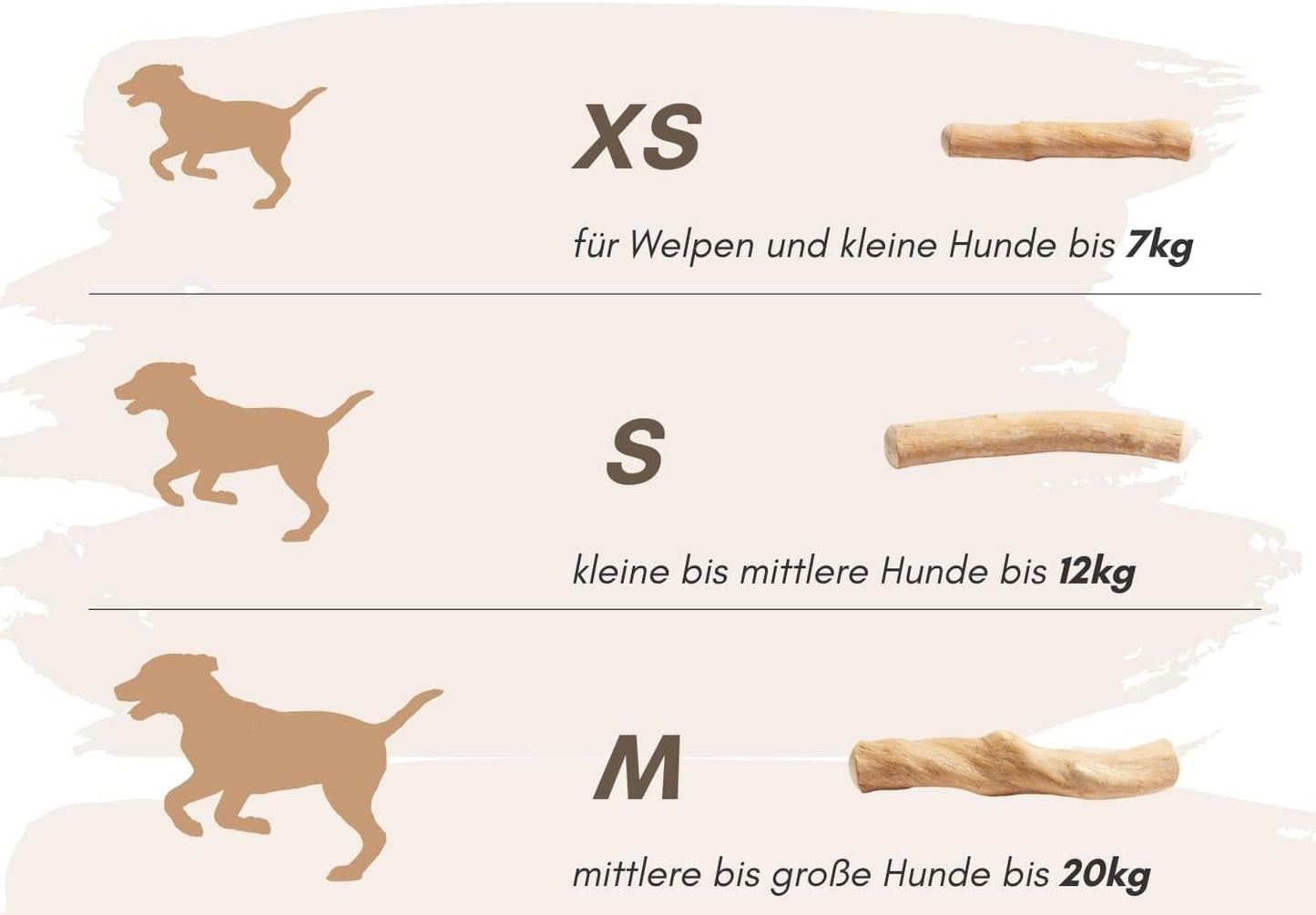 Supravit Natürlicher Kauknochen Aus Kaffeeholz Für Welpen XS | Mehr Als EIN Holzstäbchen - Spannendes Welpen Kauspielzeug & Langanhaltende Beschäftigung | Kaustab Kauholz Für Welpen