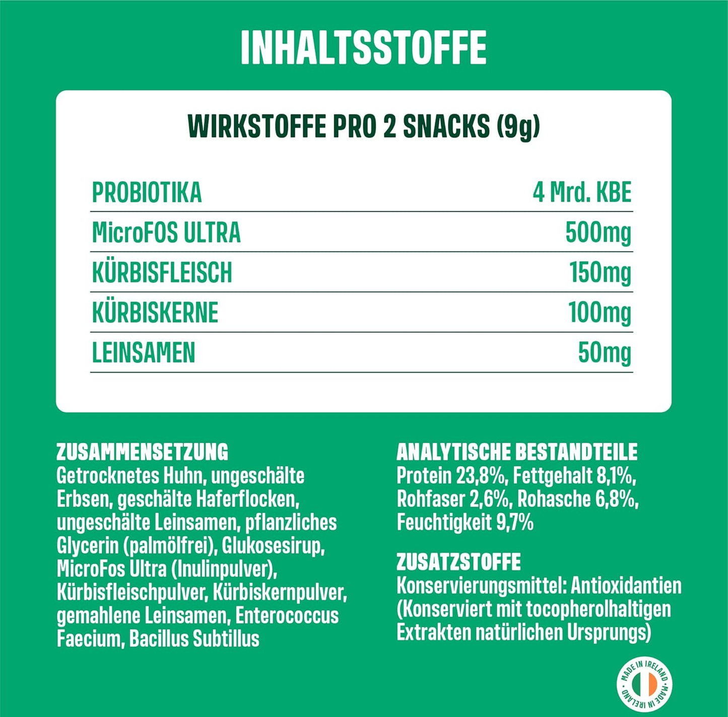 Probiotika-Leckerlis, 60 Stück (270 g)
