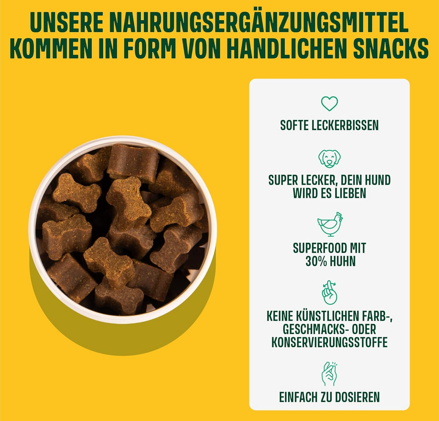 Probiotika-Leckerlis, 60 Stück (270 g)