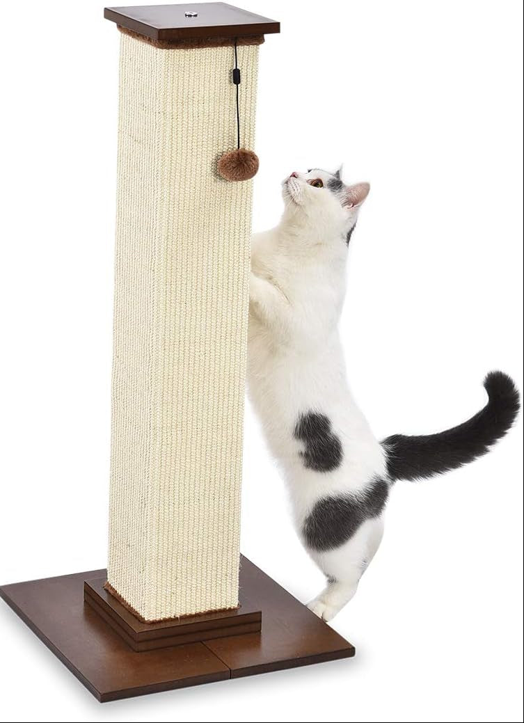Amazon Basics Mittelgroßer Katzen-Kratzbaum, 40.01 X 40.01 X 80.01 Cm, Grau