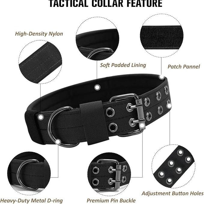 Tactical Nylon Dog Collar