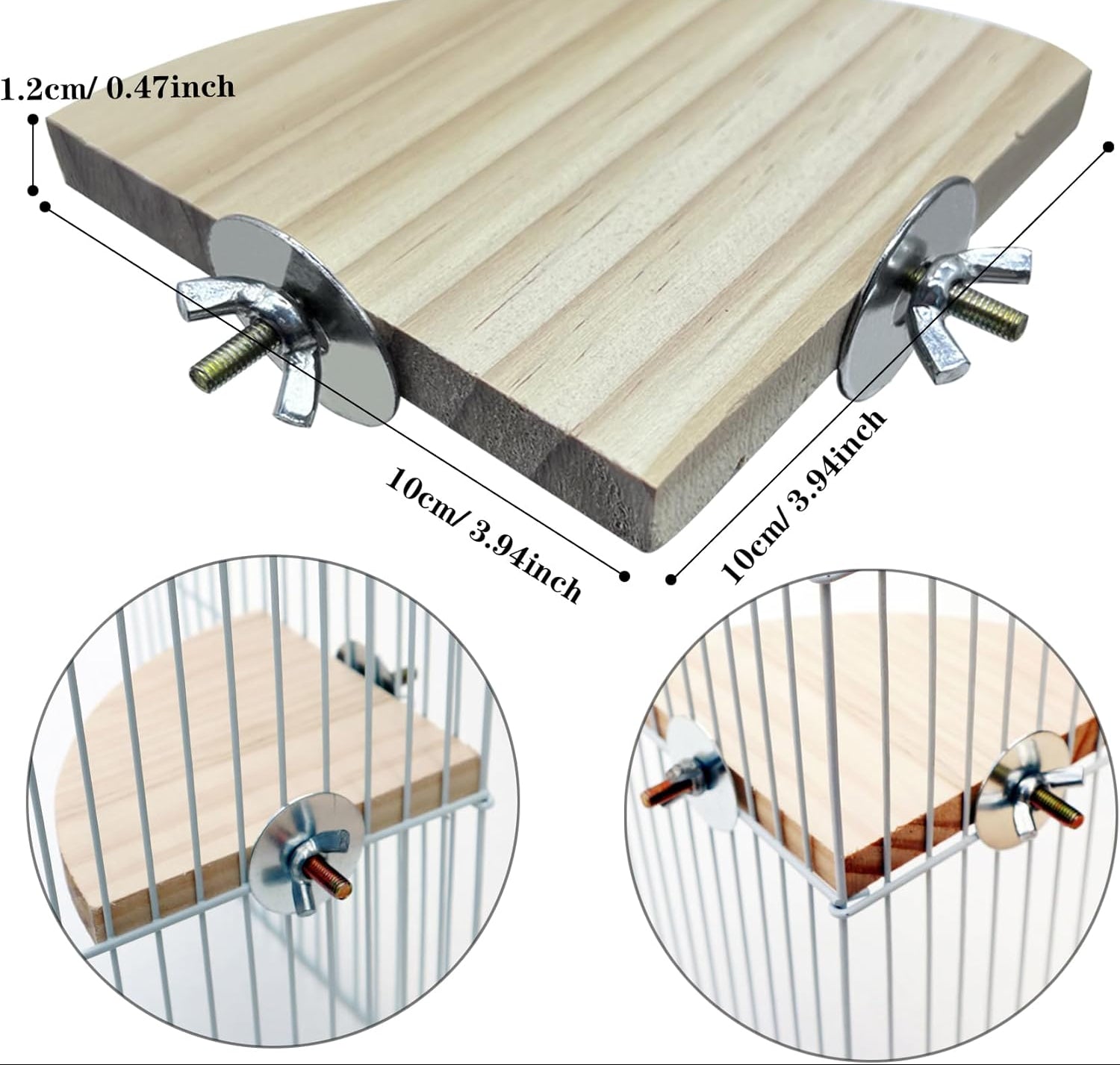 Allazone 5 Stück Sitzstangen Vögel, Naturholz Sitzstangen Natürlicher Sitzstangen Für Vögel Holz, Vögel Spielzeug Vogel Papagei Schaukel Spielzeug