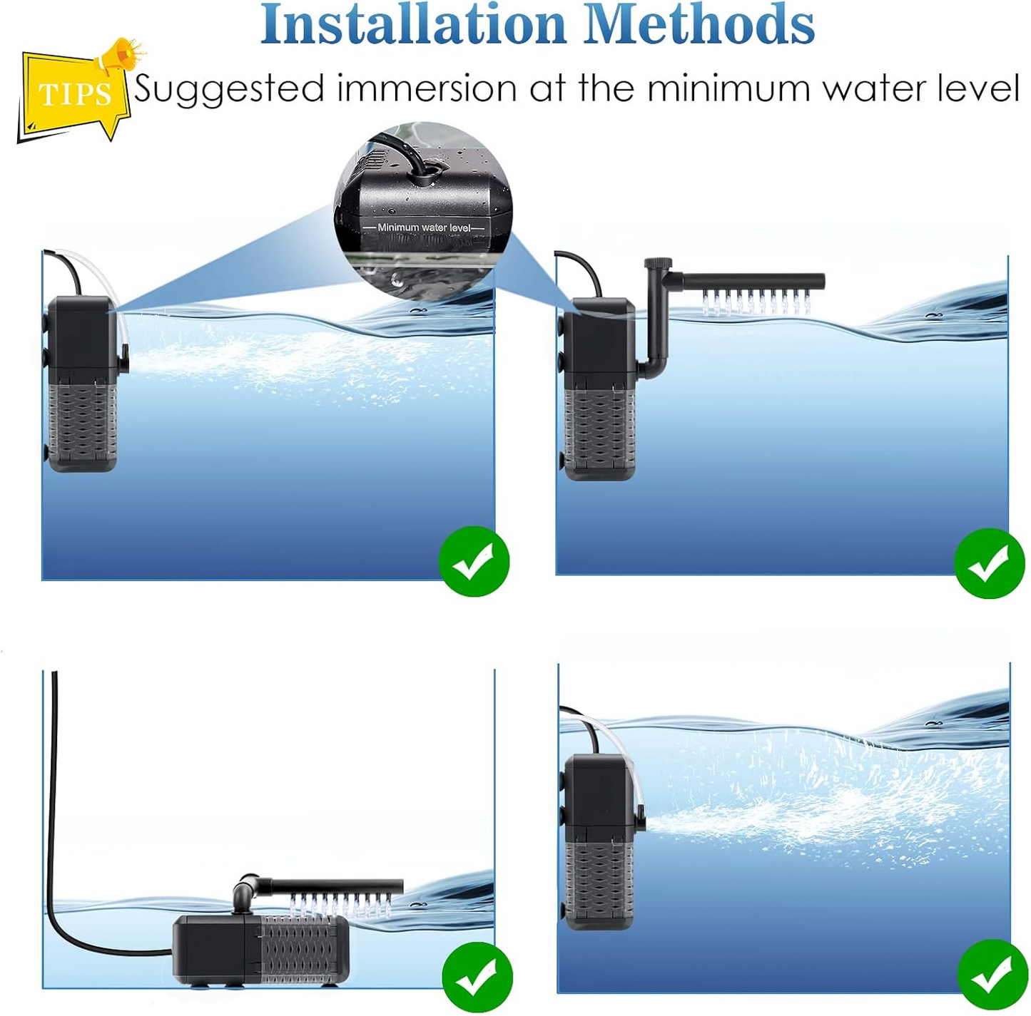 Quiet Aquarium Filter Pump