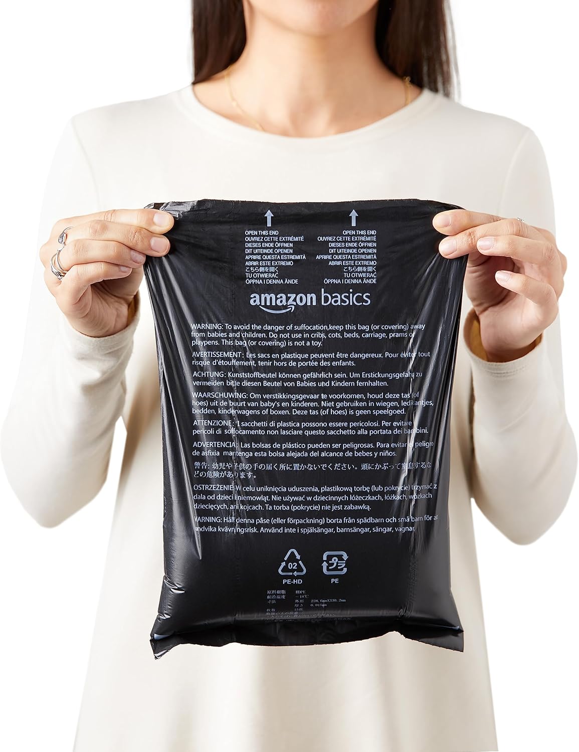 Amazon Basics Hundekotbeutel Mit Spender Und Leinenclip, Unparfümiert, 300 Beutel (20 Packungen Mit Je 15 Beuteln), Schwarz