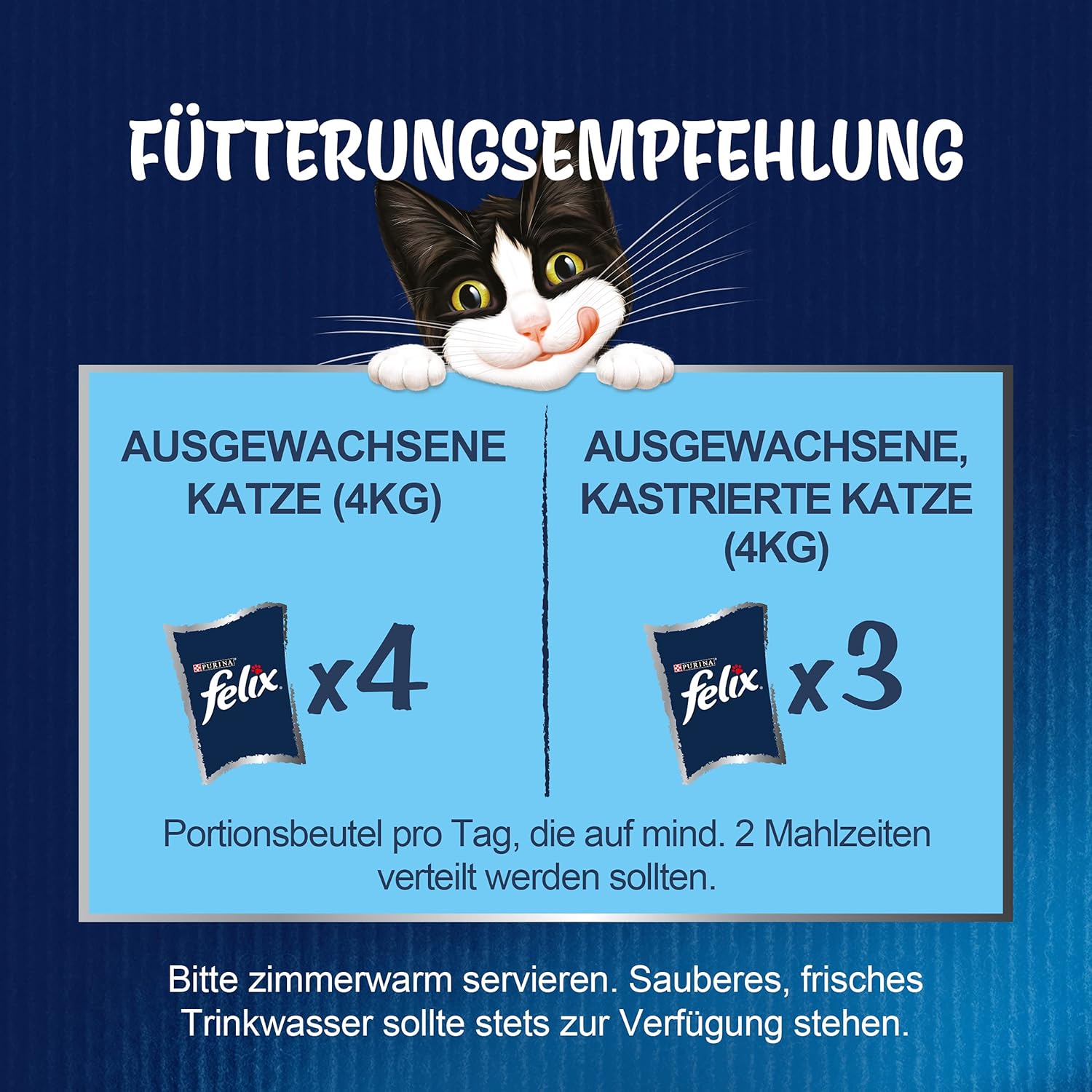 FELIX so Gut Wie Es Aussieht Gemischte Vielfalt in Gelee Katzennassfutter 44X85G Portionsbeutel