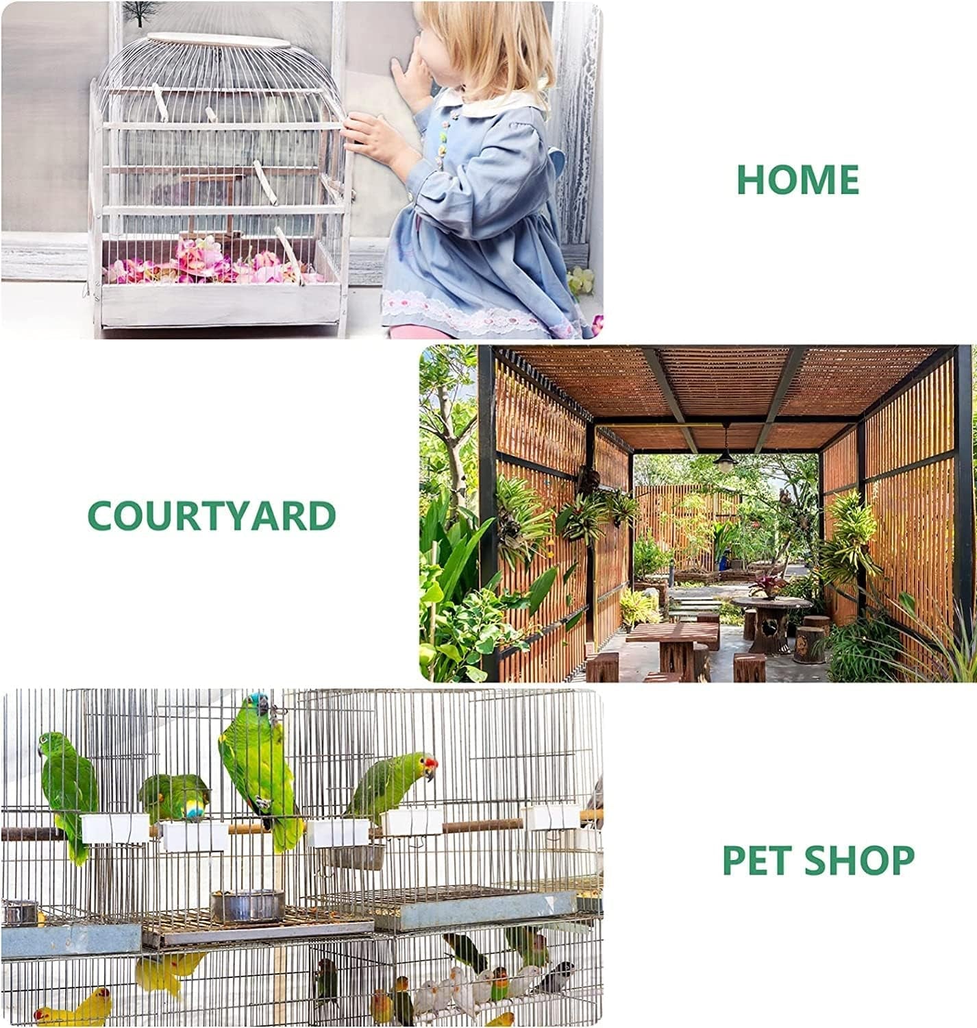 2 Pack Automatic Bird Water Dispensers, Bird Feeder, Bird Water Dispenser for Cage, Bird Water Bottle Drinker Container, Food Dispenser Hanging in Birds Cage for Bird Lovers