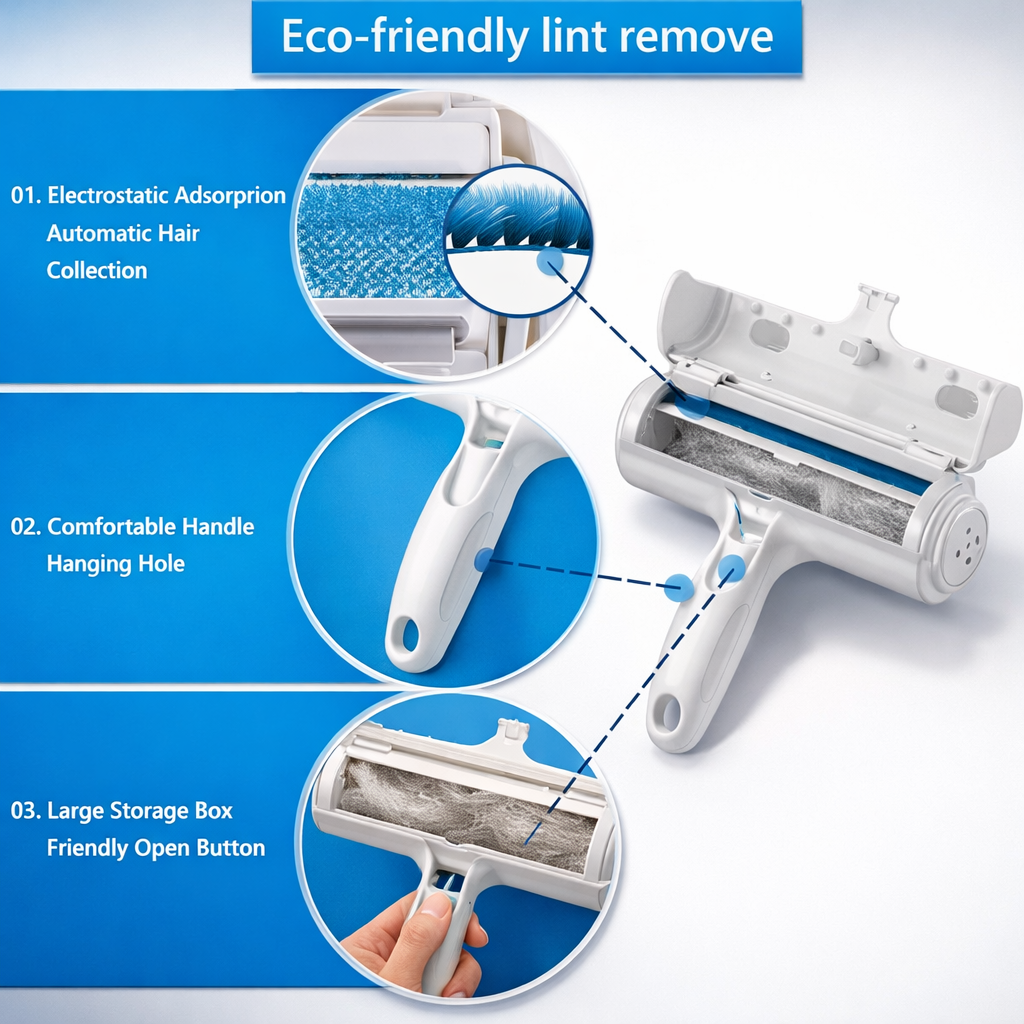 VelvetClean™ Pet Hair Roller