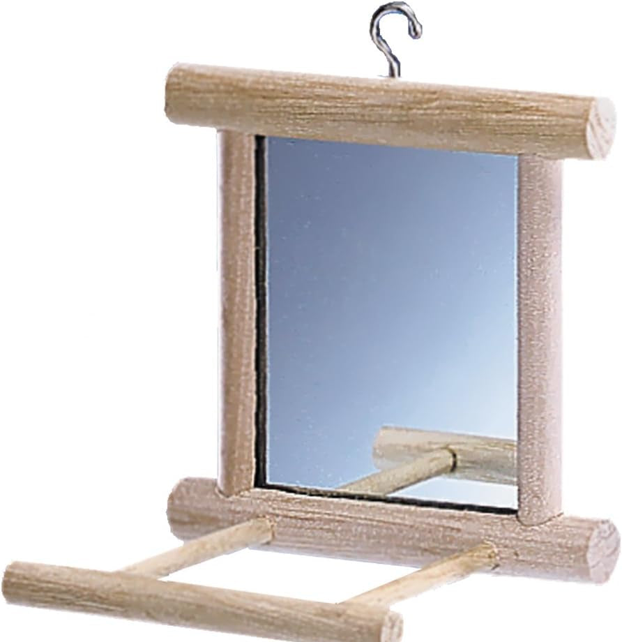 Holzspiegel Mit Landeplatz, 10 X 10 X 10 Cm, 1 Stück